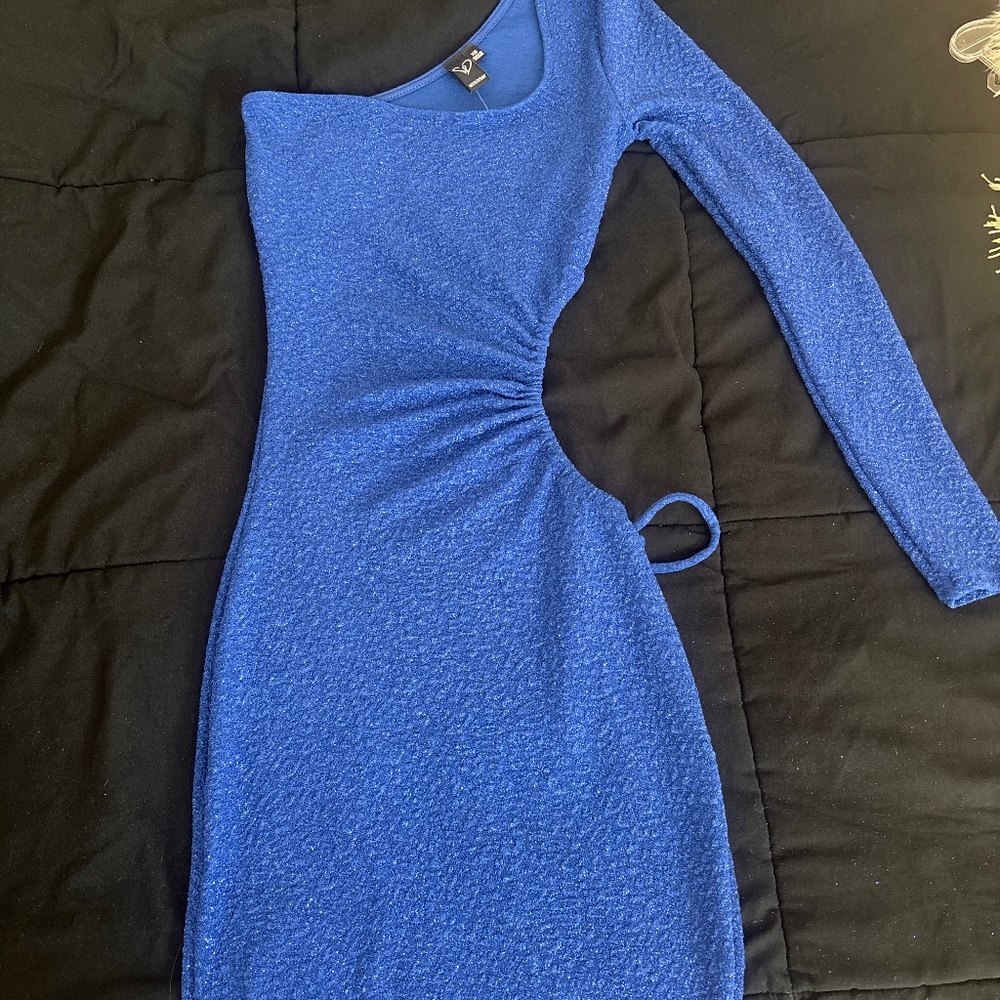 Blue sparkly dress